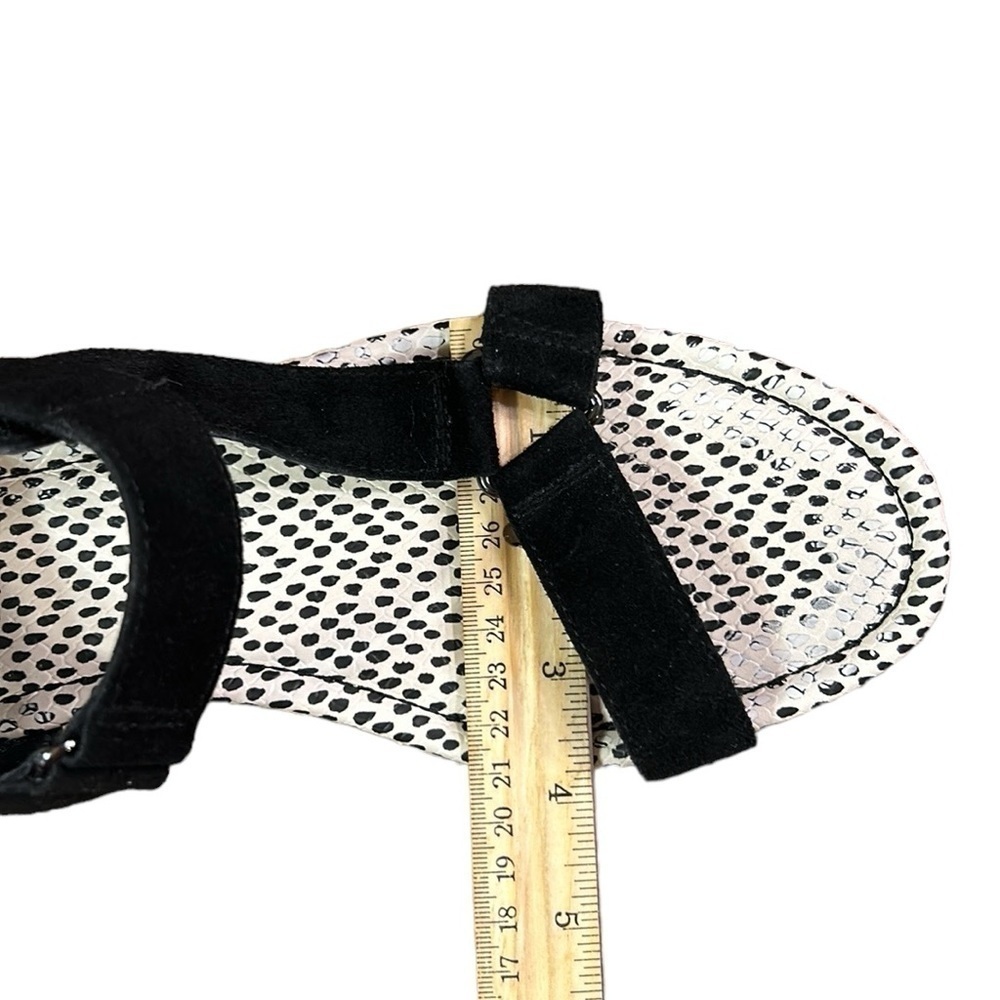 Crown Vintage Black Leather Korine Platform Sandal Women’s  Size 11 - Picture 10 of 11